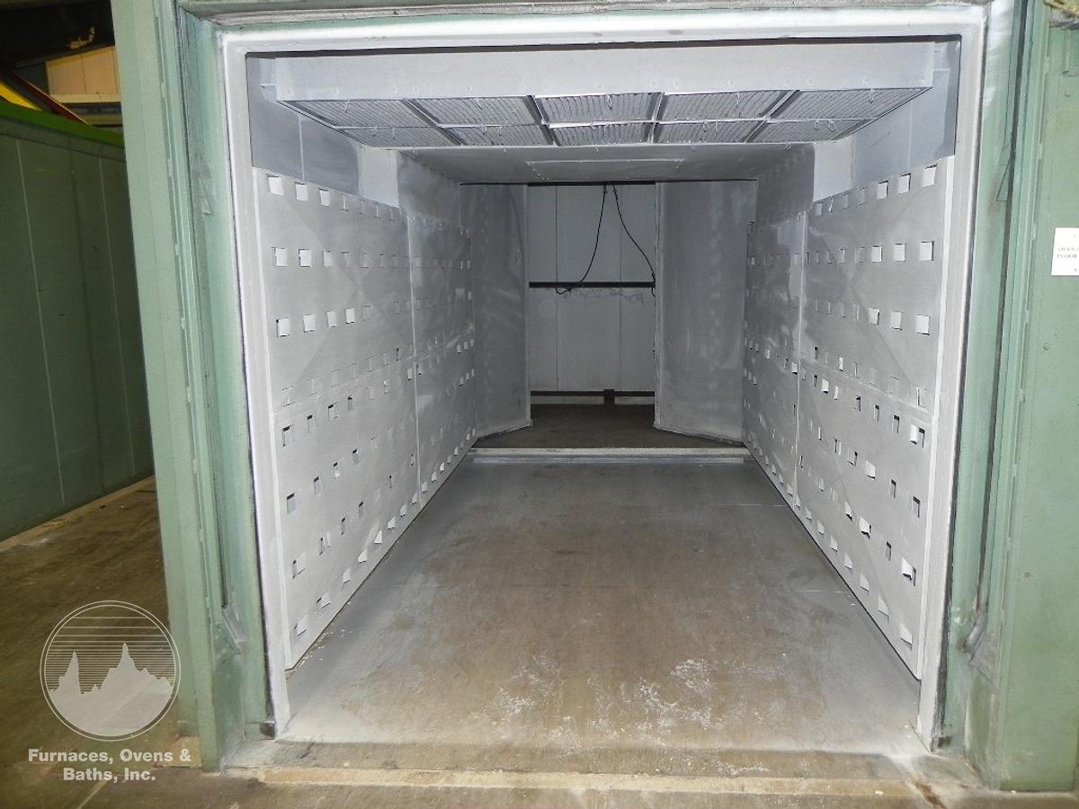 Used 72"W x 72"H x 132"L (11'), Wisconsin Walk-In Oven SWT-6116-E, 600°F, Electric, Powered Exhaust