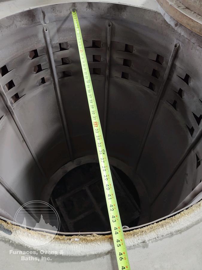 Used Wisconsin Pit Furnace 38" x 48", Electric, 1250°F