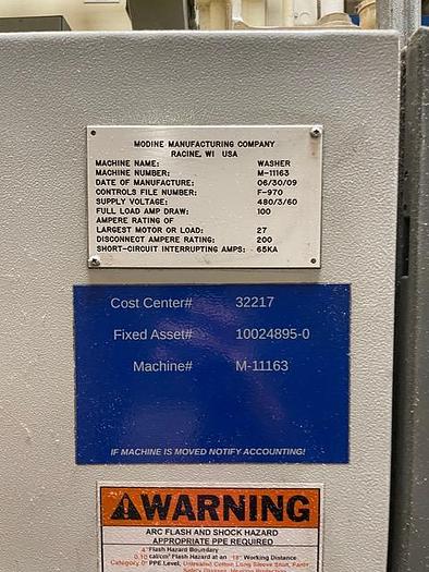 Used Continental 40"W Stainless Steel Belt Washer