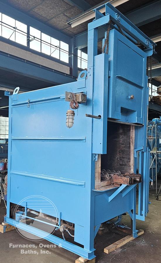 Used Surface Combustion Box Temper 30"W x 30"H x 48"L, Gas Fired, 1250°F