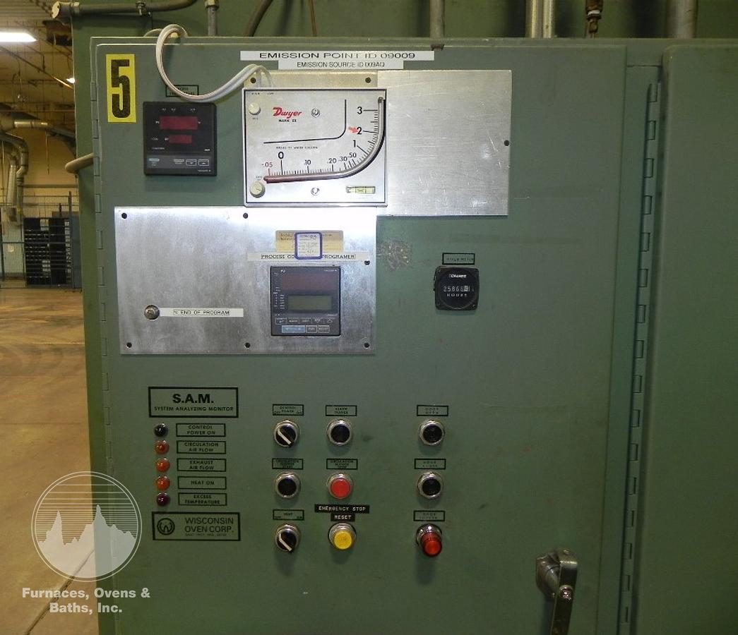 Used 72"W x 72"H x 132"L (11'), Wisconsin Walk-In Oven SWT-6116-E, 600°F, Electric, Powered Exhaust