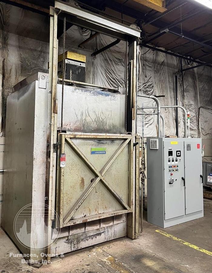 Used 48"W x 48"H x 48"L Lindberg Box Tempering Furnace, 1250°F, Electric