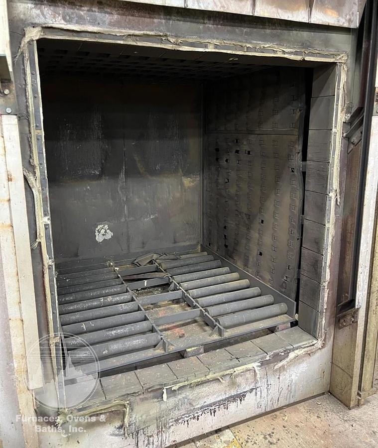 Used 48"W x 48"H x 48"L Lindberg Box Tempering Furnace, 1250°F, Electric