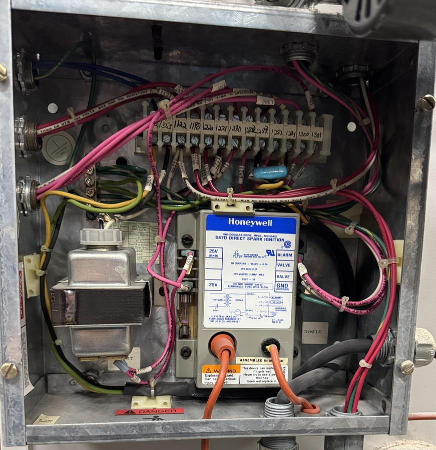 Used 48"W x 42"H x 30”L, Despatch Industries VRE2-35-1G Cabinet Oven, 850-F, Gas Fired, Class A