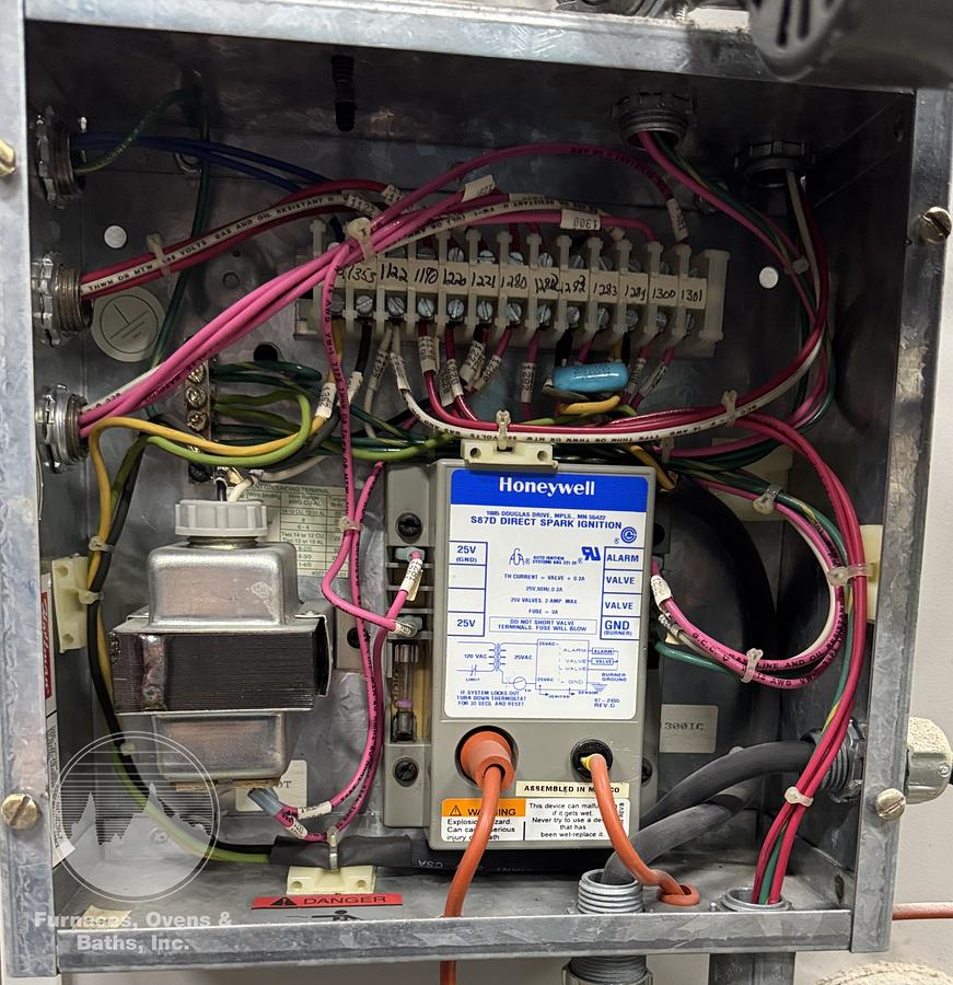 Used 48"W x 42"H x 30”L, Despatch Industries VRE2-35-1G Cabinet Oven, 850-F, Gas Fired, Class A