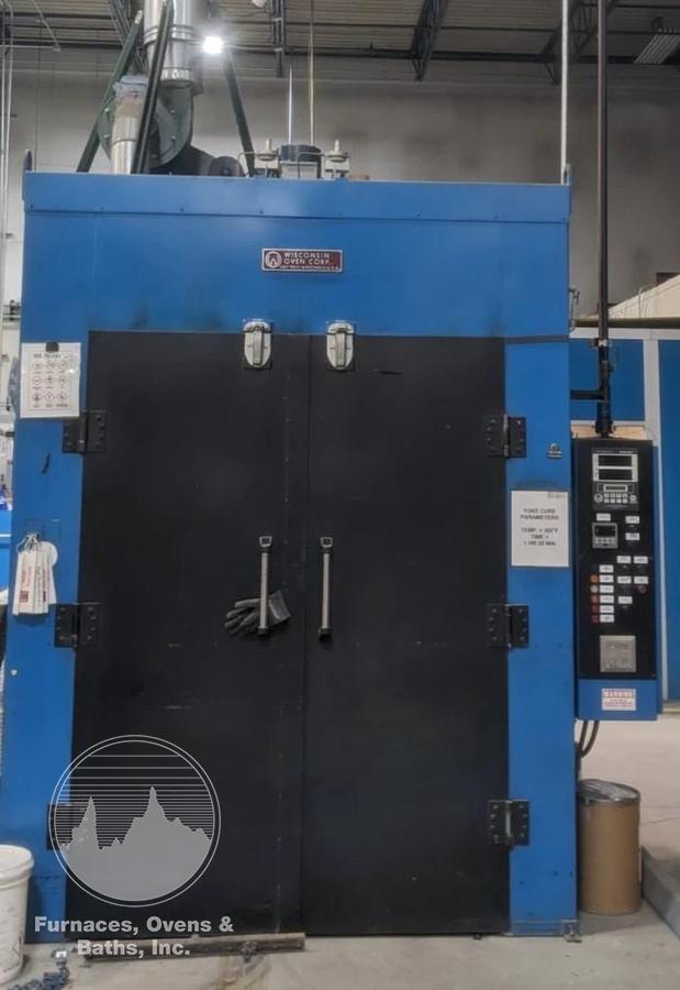 Used 60"W x 84"H x 60"L, Wisconsin Oven, Gas Fired Walk-In Oven, 500°F