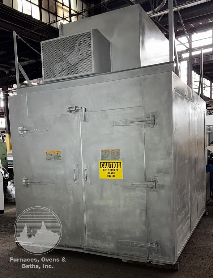 Used 72"W x 78"H x 120"L, Despatch PSD3-38S-G Walk-In Oven, 650°F, Gas Fired, Solvent Rated