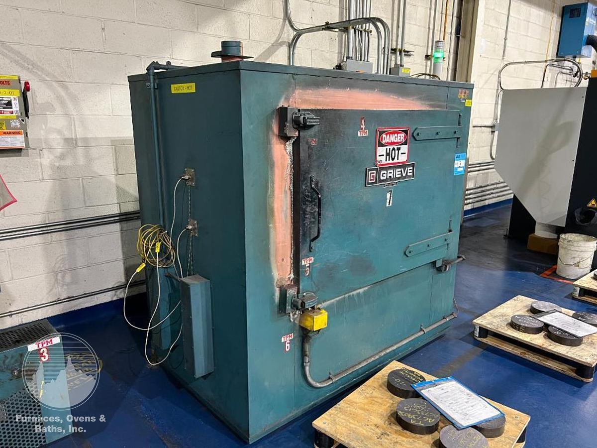 Used 38"W x 26"H x 20"L Grieve HX-1250 Cabinet Oven, 1250°F, Electric