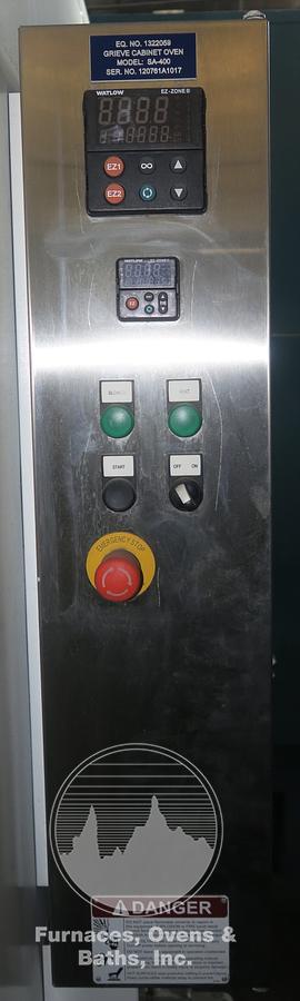 Used 50"W x 54"H x 30"L Grieve SA-400, Electric, 400-F