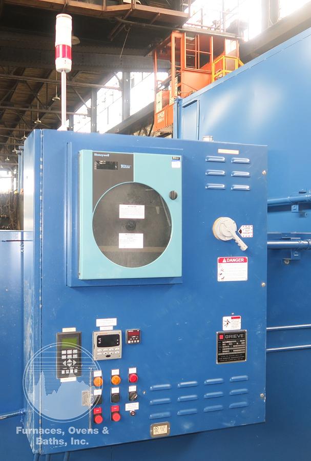 Used 42"W x 14"H x 25'L Grieve Belt Conveyor Oven, Electric, 250-F