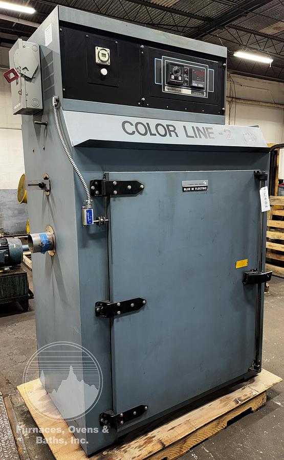 Used 36"W x 48"H x 24"L, Blue M DC-246G-ST350 Cabinet Oven, 600°F, Stainless Interior