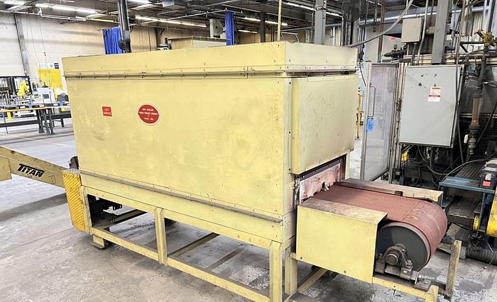 Used 19"W x 18" High x 120" Long, New England Oven Belt Conveyor Oven, Electric, 850-F