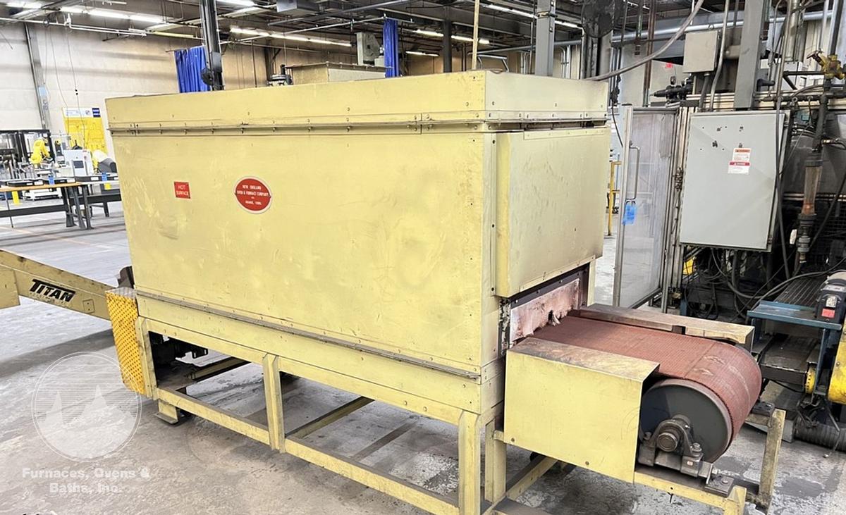 Used 19"W x 18" High x 120" Long, New England Oven Belt Conveyor Oven, Electric, 850-F