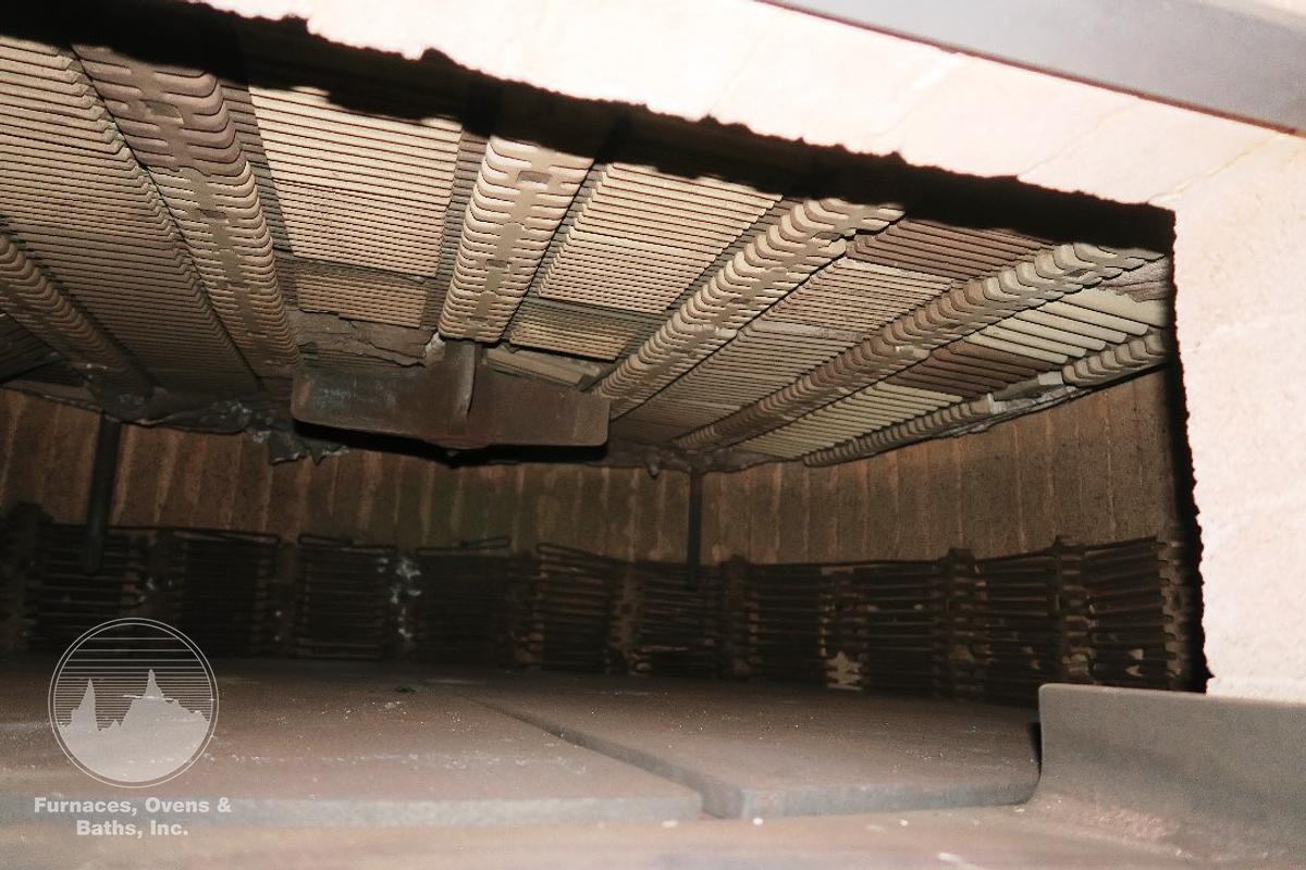 Used Lindberg Rotary Hearth Furnace 18"W x 9"H Opening x 50" Diameter, Electric, 1600°F