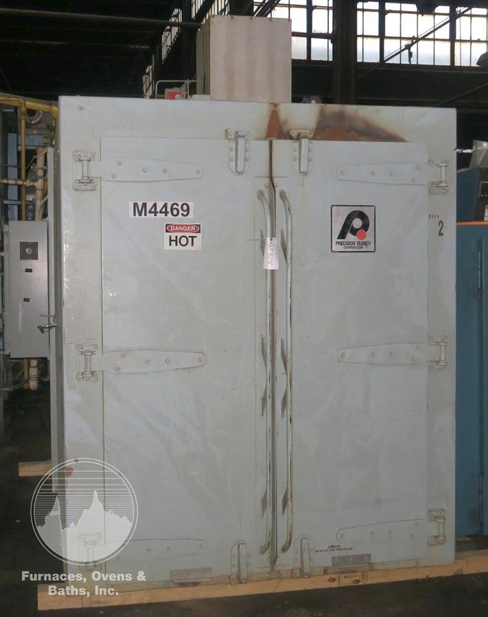Used 52"W x 75"H x 60"L, Precision Quincy, Electric Walk-In Oven, 1000°F, Solvent Rated Stainless Steel Interior, Class A