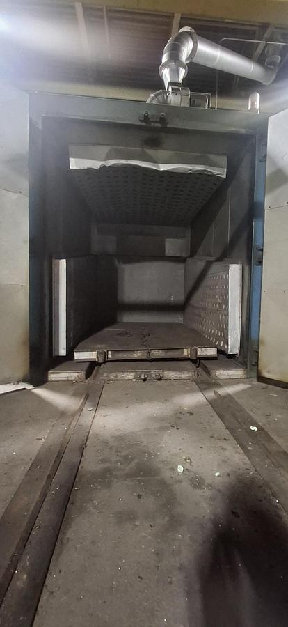 Used 60"W x 72"H x 96"L, Precision Quincy Class A Gas Fired Walk-In Oven, 850°F, Solvent Rated