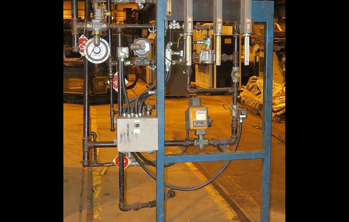 Used Lindberg Rotary Hearth Furnace 18"W x 9"H Opening x 50" Diameter, Electric, 1600°F