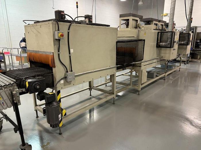 Used 24"W x 9" High x 15' Long, Wisconsin Belt Conveyor Oven, Electric, 850-F