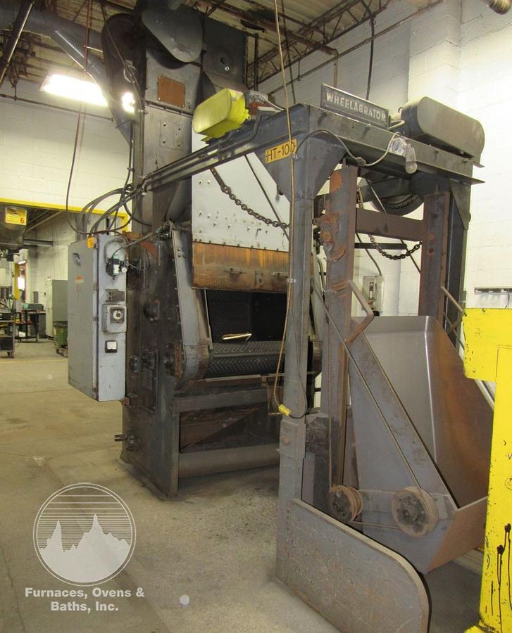 Used WHEELABRATOR WTB3 27" x 36" TUMBLAST CAPACITY 3 CU FT WITH LOADER