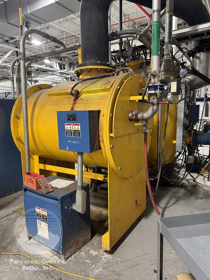 Used Solar Atmospheres HFL-5748-2EQ Vacuum Furnace, 2850-F, 2 Bar, Diffusion Pump, NEW HOT ZONE