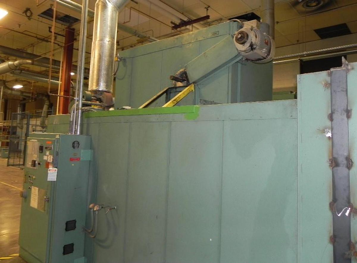 Used 72"W x 72"H x 168"L (14'), Lindberg Walk-In Oven 73-SH-7216872-6, 600°F, Electric, Powered Exhaust