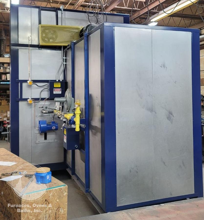 36"W x 72"H x 36"L x 4, Detroit Industrial, Gas Fired 4 Compartment Batch Oven