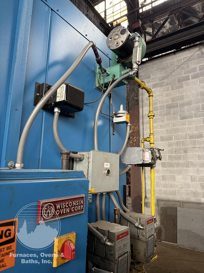 Used 60"W x 84"H x 60"L, Wisconsin Oven, Gas Fired Walk-In Oven, 500°F