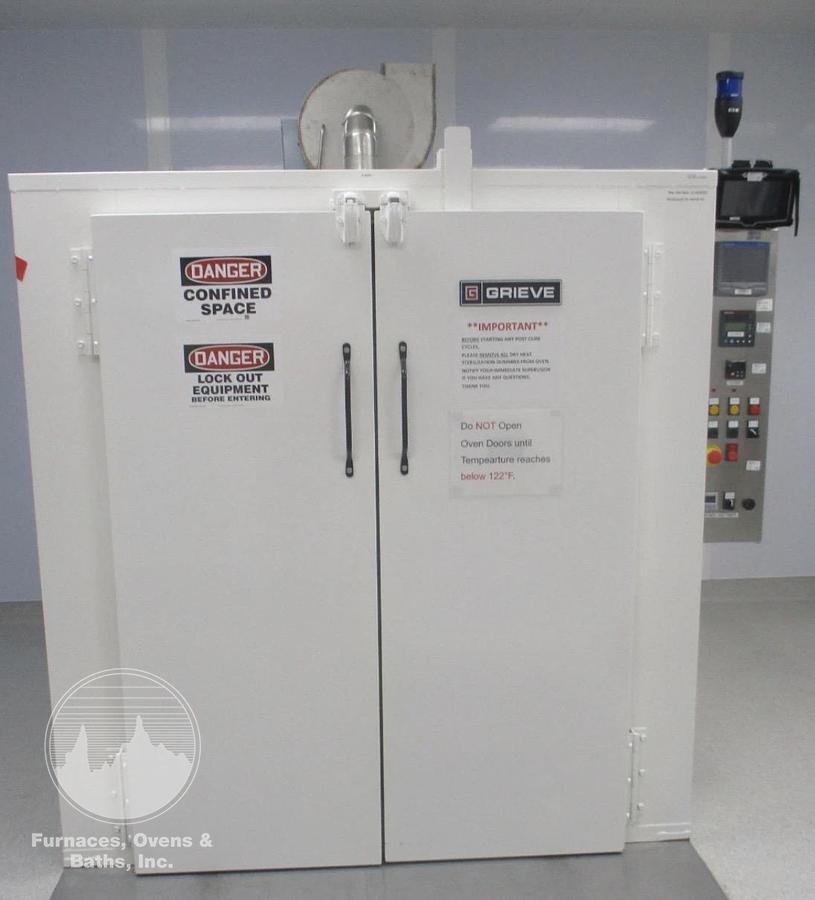 Used 48"W x 60"H x 48"L, Grieve TBH-550, Electric, 550-F, Stainless Steel w/Cart, LIKE NEW