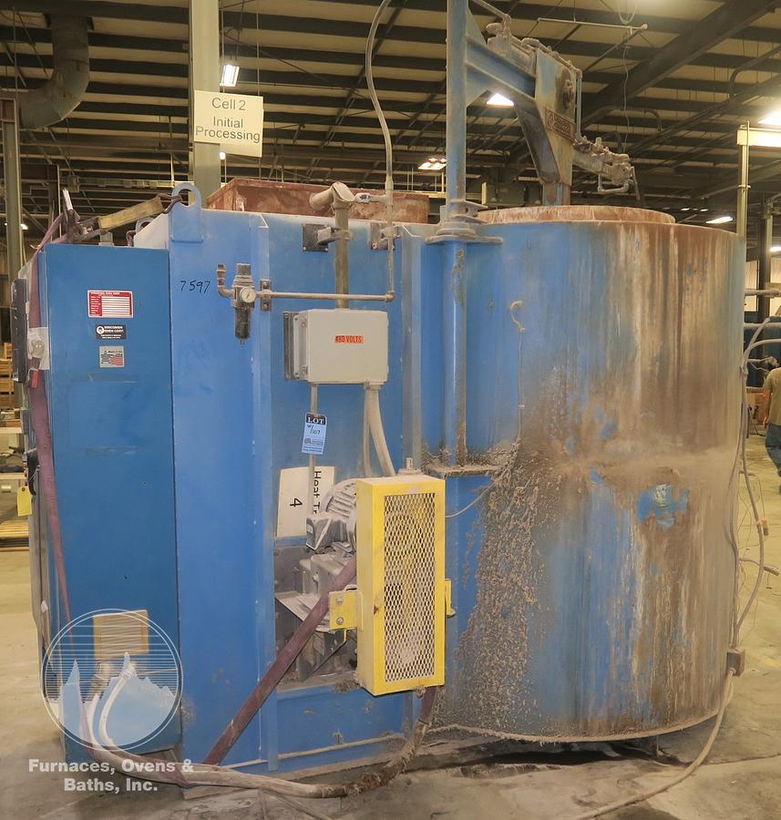 Used Wisconsin Oven Pit Furnace 38" x 48", Electric, 1250°F