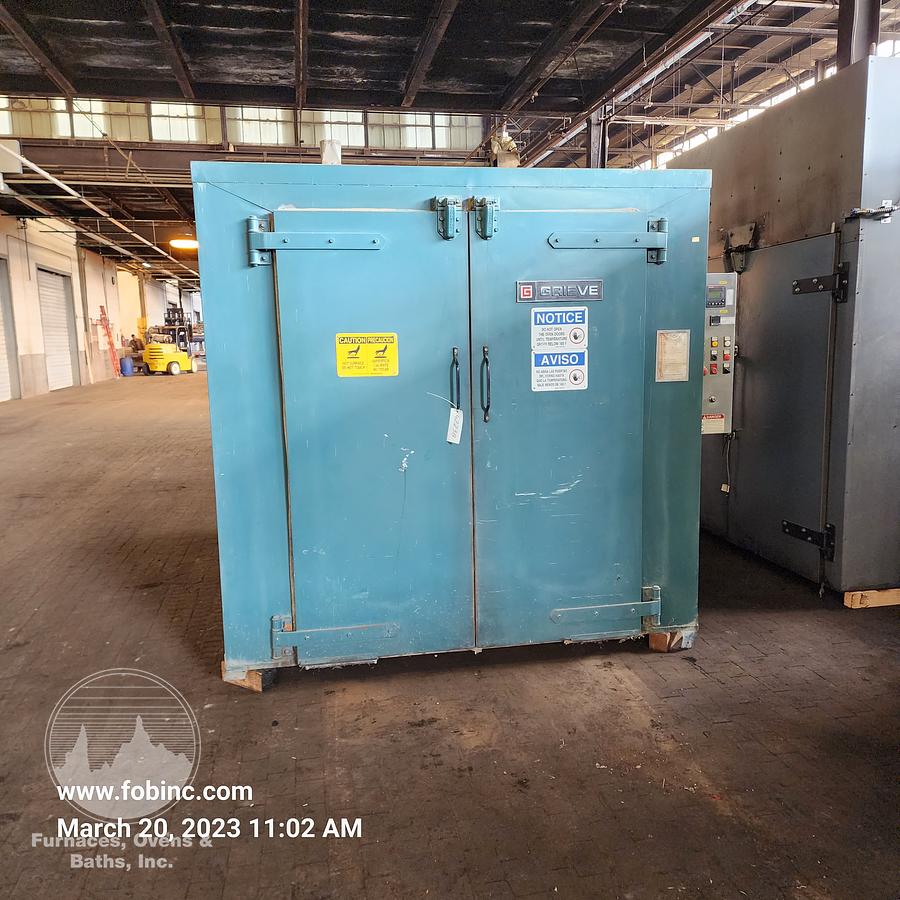 Used 60"W x 72"H x 72"L Grieve WRH 566-800 Gas Fired Walk-In Oven, 800°F