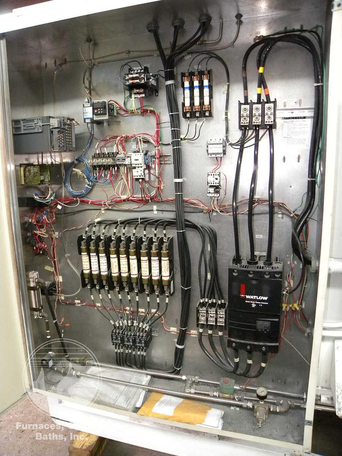 Used Grieve Modified ID-1250 Atmosphere Box Temper, 72"W x 42"H x 78"L, Electric, 1250°F