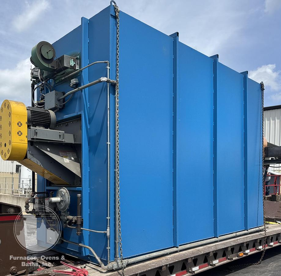 Used 120"W x 65"H x 65"L, Wisconsin Batch Oven, 1000°F, Gas Fired, EXCELLENT CONDITION