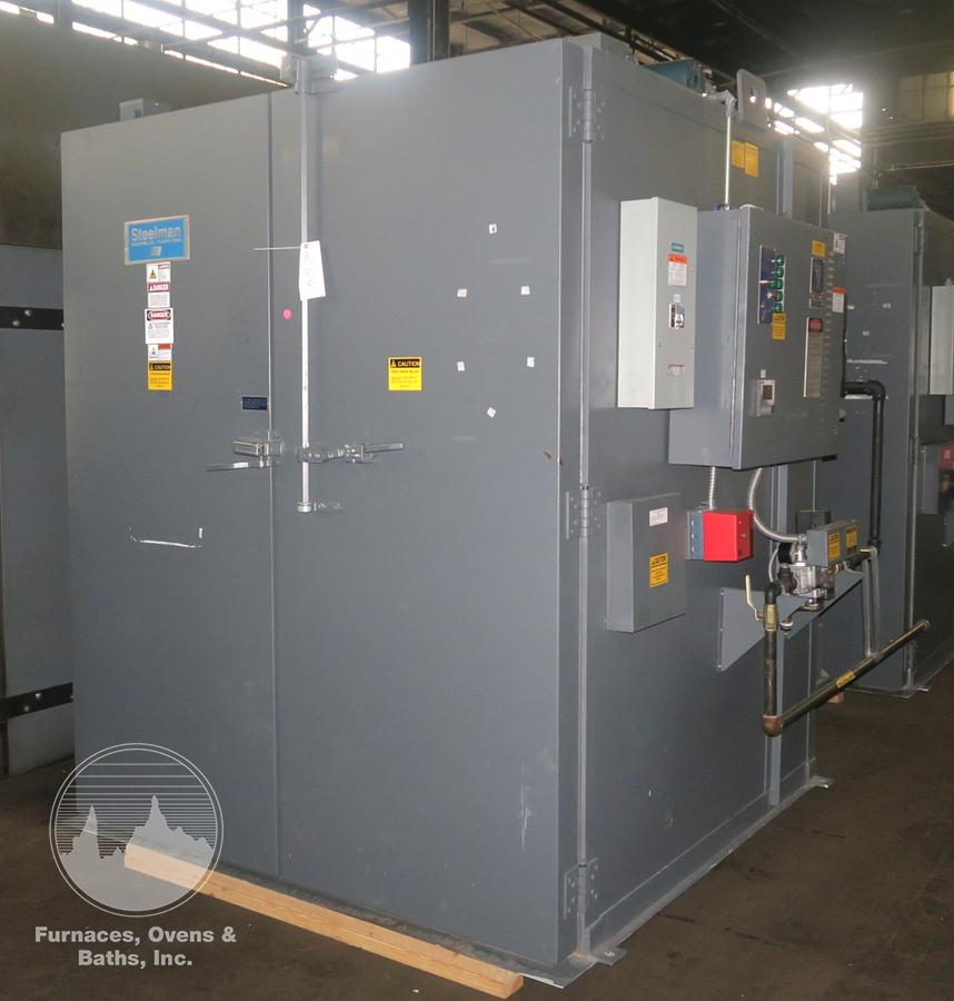 Used 60"W x 84"H x 60"L, Steelman, 500°F, Gas Fired, Class A, Solvent Rated, LIKE NEW