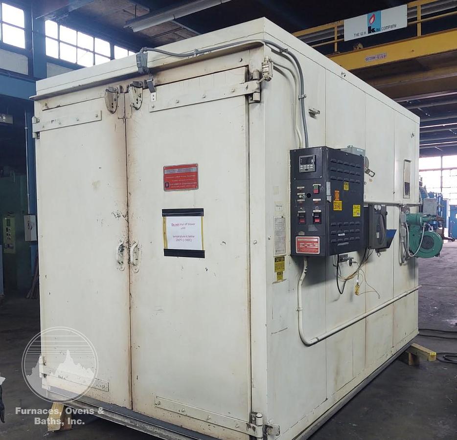 Used 60"W x 72"H x 96"L, Grieve B3-650 Gas Fired Walk-In Oven, 650°F, Class A Solvent Rated