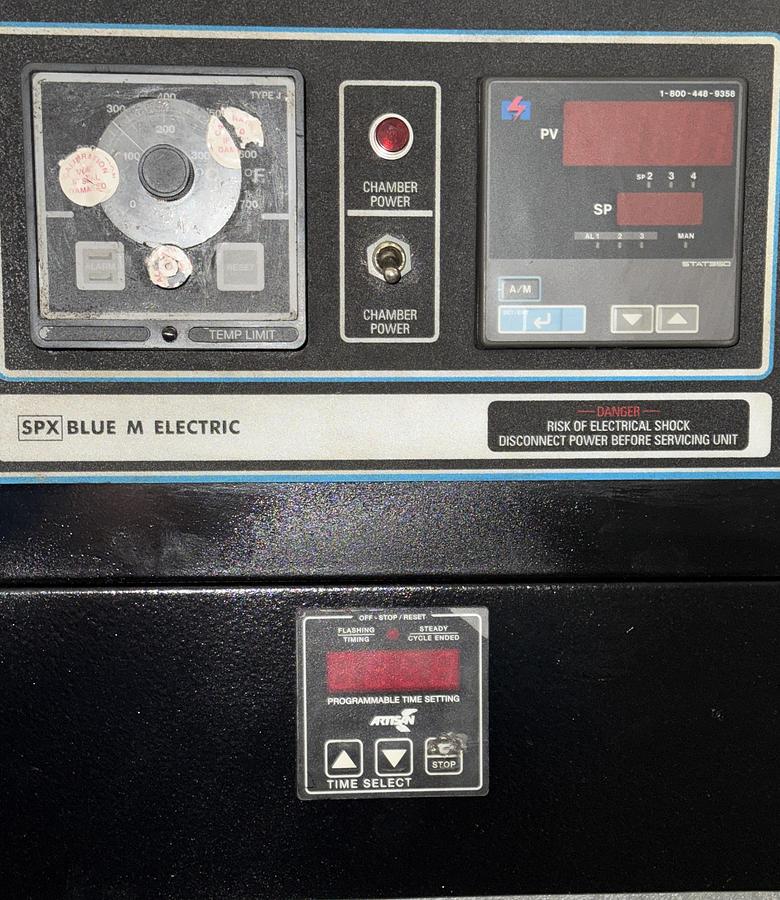 Used 36"W x 60"H x 48"L Blue M Truck Oven Model DCRI-606, 600°F, Electric