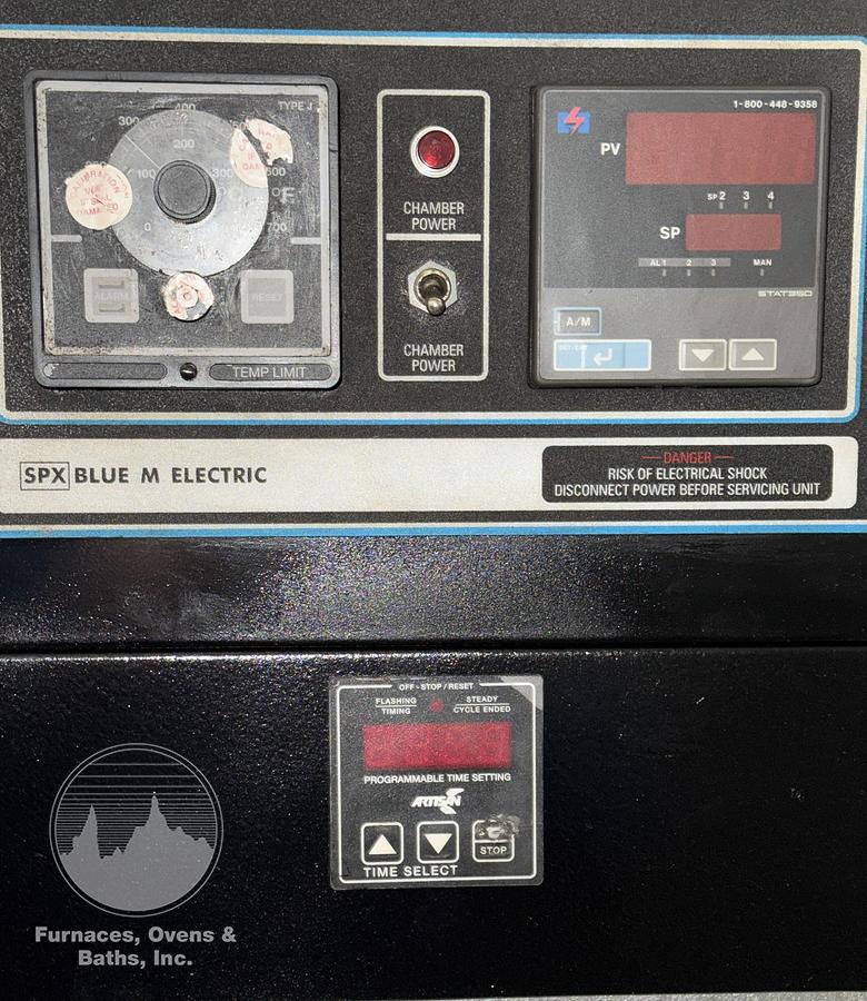 Used 36"W x 60"H x 48"L Blue M Truck Oven Model DCRI-606, 600°F, Electric