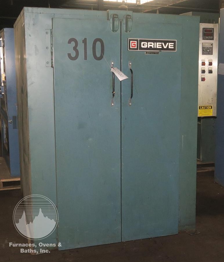 Used 36"W x 60"H x 36"L Grieve TA-500, 500°F, Electric, Stainless Steel Interior