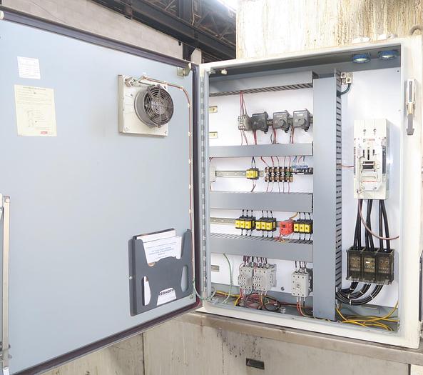 Used 36"W x 14" High Ransohoff Lean Veyor, Electric, Wash, Rinse and Blow-Off