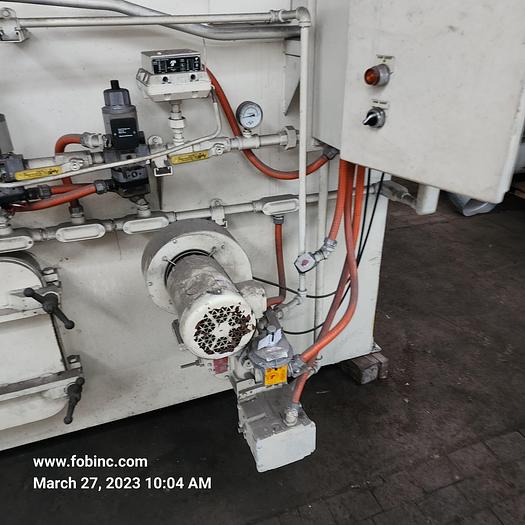 Used Ransohoff 30" Diameter Rotary Drum Washer, Gas Fired, Stainless Steel Contruction, Wash & Dry-Off