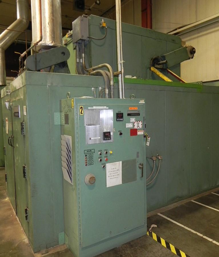 Used 72"W x 72"H x 168"L (14'), Lindberg Walk-In Oven 73-SH-7216872-6, 600°F, Electric, Powered Exhaust