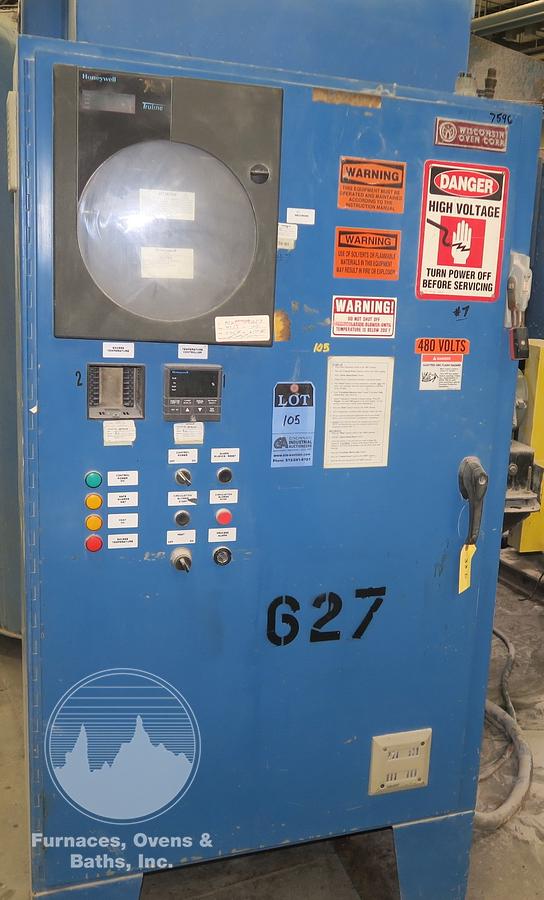 Used Wisconsin Pit Furnace 38" x 48", Electric, 1250°F