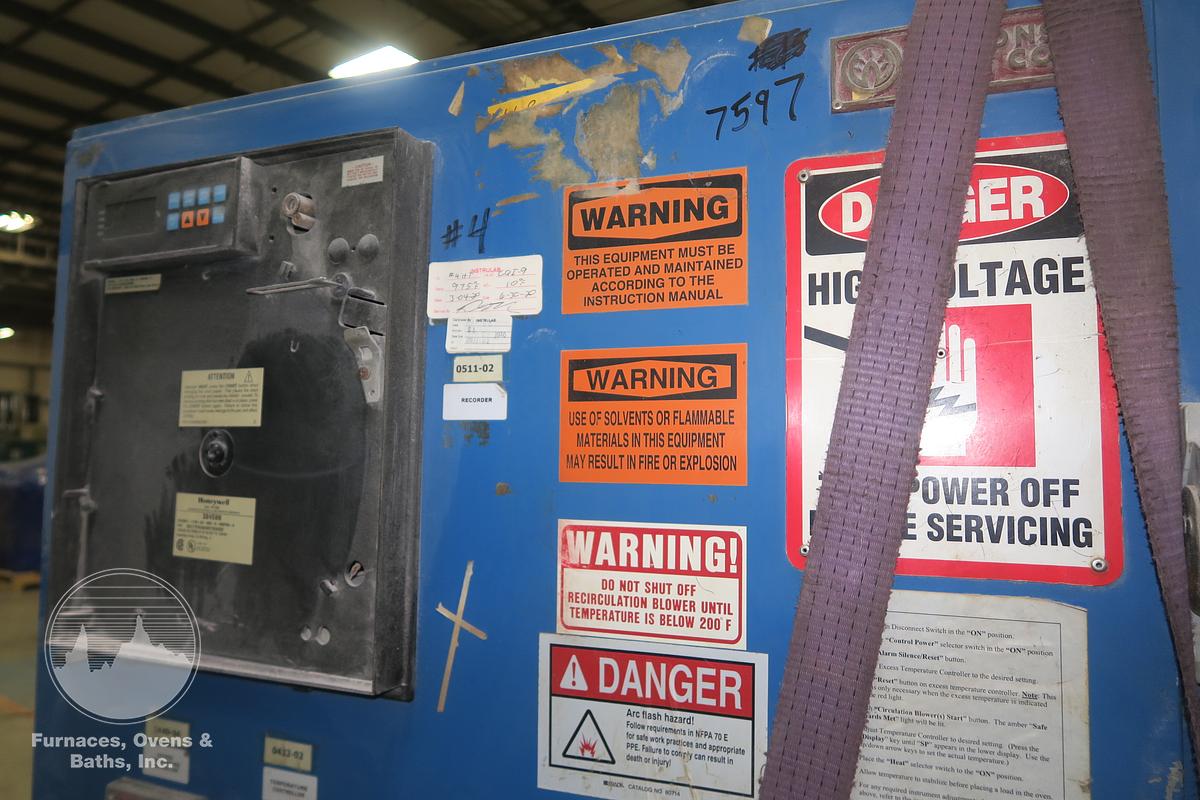 Used Wisconsin Oven Pit Furnace 38" x 48", Electric, 1250°F