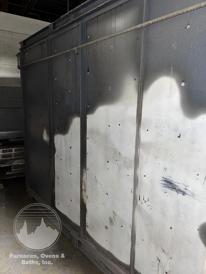 Used 72"W x 72"H x 72”L, Pollution Control Products PRC 225 Burn-Off Oven, Natural Gas Fired