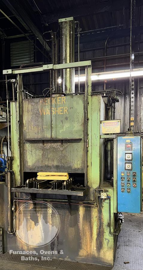 Used 36"W x 36"H x 48"L, J.L. Becker, Dunk & Spray Batch Washer, Gas Fired, 180°F