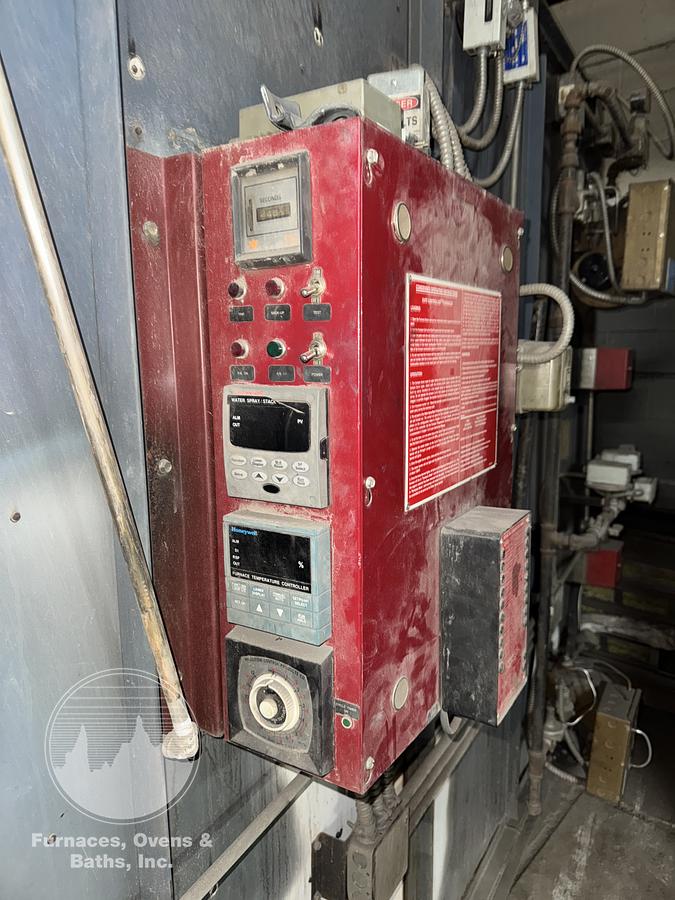 Used 72"W x 72"H x 72”L, Pollution Control Products PRC 225 Burn-Off Oven, Natural Gas Fired