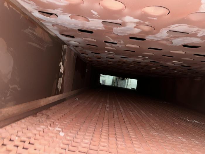 Used Grieve Conveyor Oven, 48”W (50” wide opening) x 15"H x 21’ Long, Gas, 650-F