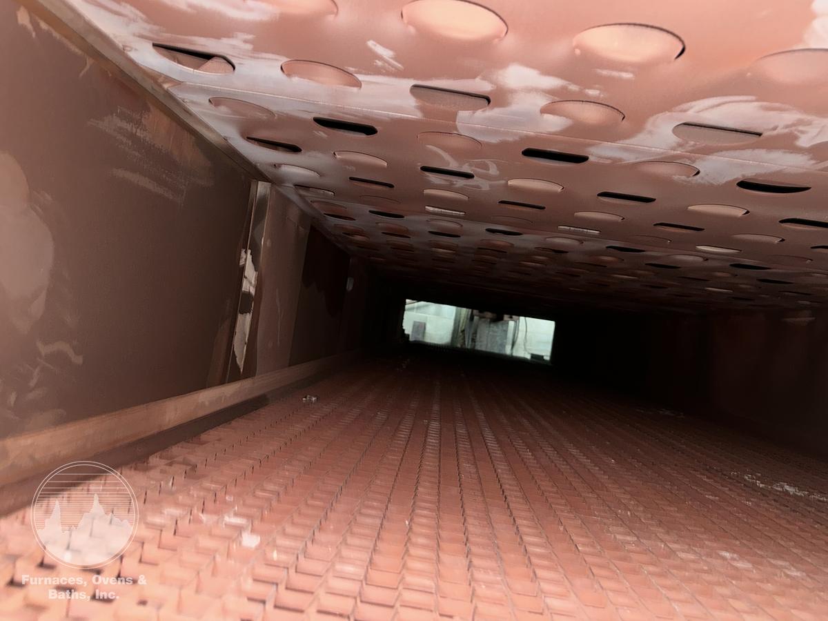 Used Grieve Conveyor Oven, 48”W (50” wide opening) x 15"H x 21’ Long, Gas, 650-F