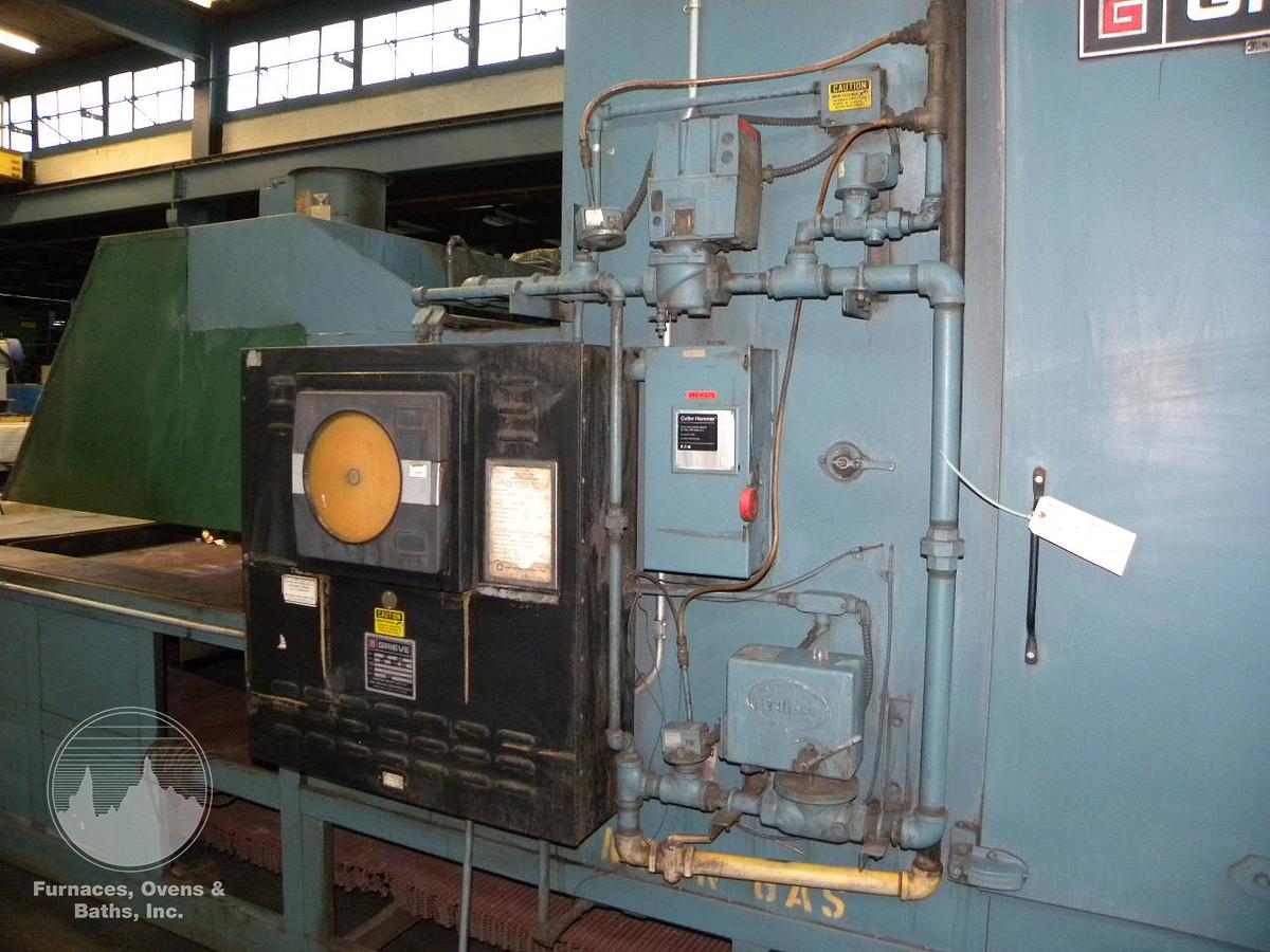 Used 36"W x 17"H x 16'L Grieve Belt Conveyor Oven, Gas Fired, 750-F