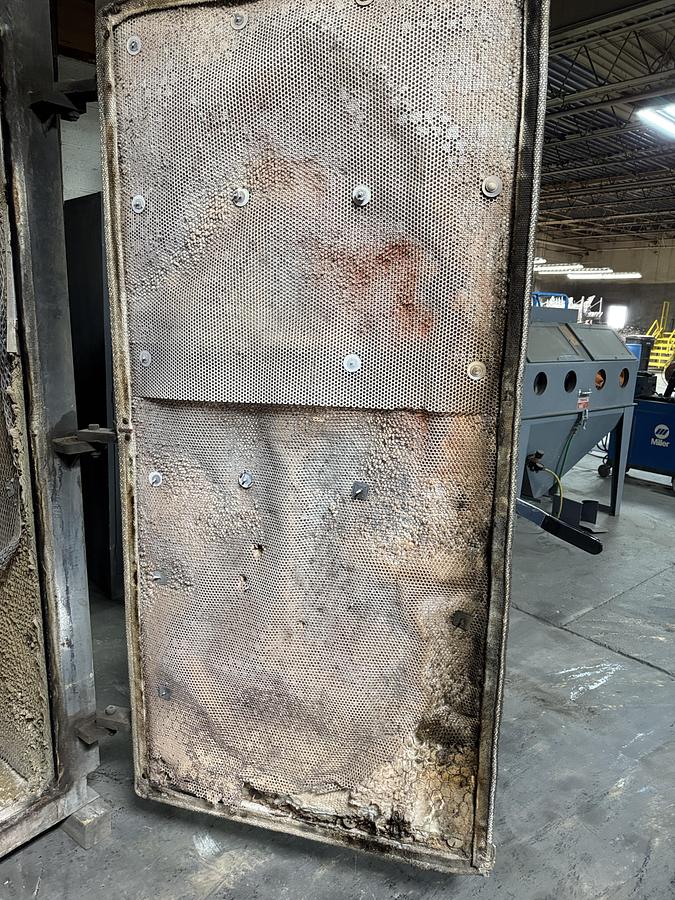 Used 72"W x 72"H x 72”L, Pollution Control Products PRC 225 Burn-Off Oven, Natural Gas Fired