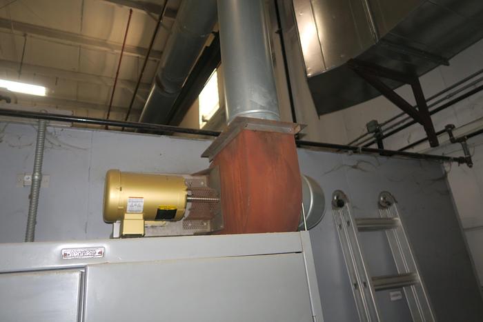 Used 96"W x 96"H x 144"L, JPW, 500°F, Gas Fired